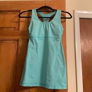Blue Lululemon tank top